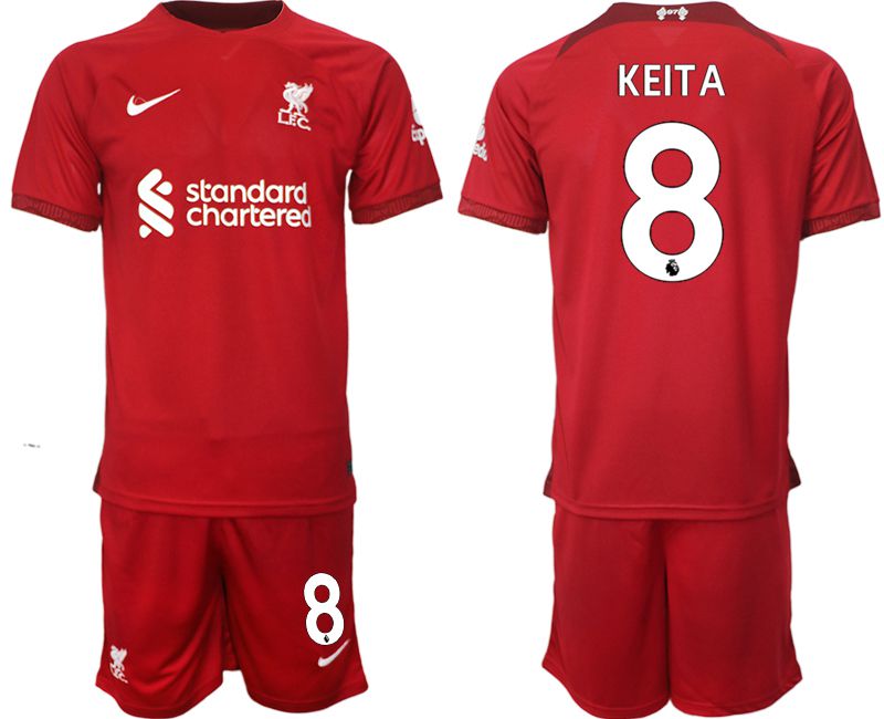 Men 2022-2023 Club Liverpool home red 8 Soccer Jerseys